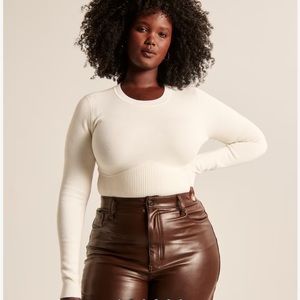 A&F Knit Corset Bodysuit